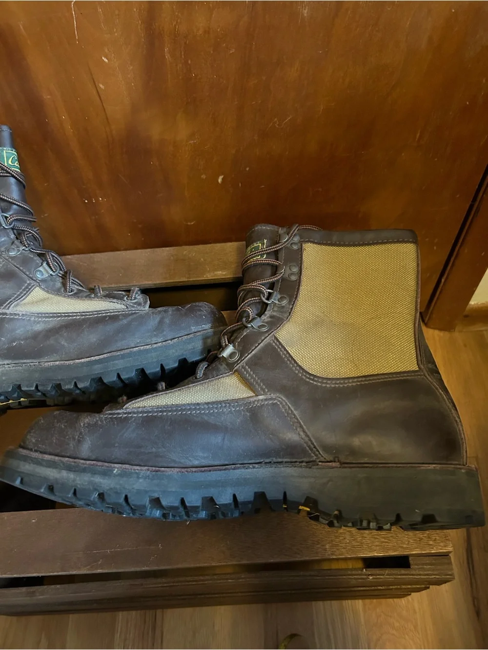 Danner X Cabela’s Men's Winter Lite Hunting Boots Lace-up Brown Tan, Size 13B